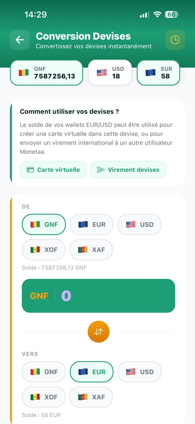 Change de devises