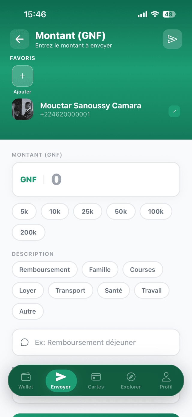 Transferts P2P